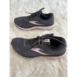 Brooks Ghost 13 Women's Running‎ Shoes Gray Pink Size 9 Athletic Sneaker thumbnail 2