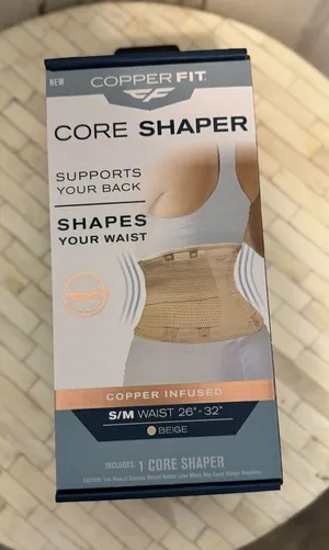 Copper Fit Core Shaper, Supports Back and Shapes Waist, Copper Infused, small/me thumbnail 1
