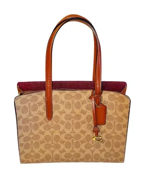 Coach Carter Carryall Bag 28 in Signature Canvas thumbnail 1