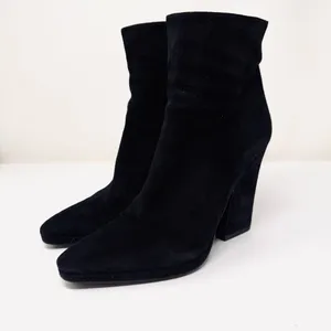 PRADA black suede ankle boots, made in Italy, size 39 thumbnail 4