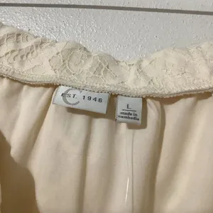 NWT‎ Est. 1946 Cream Lace Cottagecore Western Prairie Button Midi Skirt Large thumbnail 3