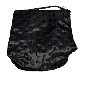 Elegant Black Beaded Evening Bag thumbnail 2