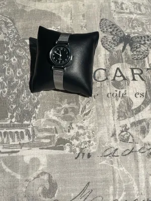 Cute silver watch Black thumbnail 2