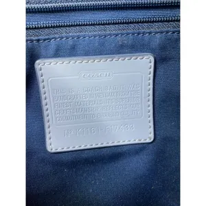 Coach Gray Jacquard Fabric Long Strap Tote Bag thumbnail 11