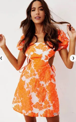 Sage And Paige Aperol Mini Dress thumbnail 1