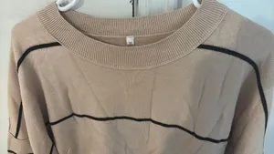 Tan/Black Striped Sweater thumbnail 5