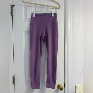 Lululemon Align High-Rise Pant 25" Wisteria Purple Size: 4 thumbnail 3