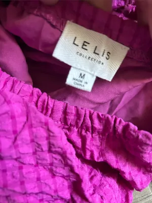 Le Lis Fuchsia Smocked Mini Dress thumbnail 2