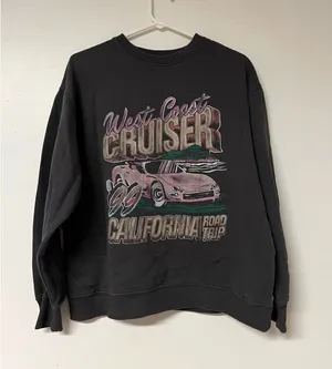 Hollister Grey Graphic Sweatshirt thumbnail 1