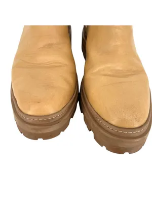 Madewell Mariam Chelsea Boot Tan Leather Womens Size 10.5 Gorpcore Utility thumbnail 6