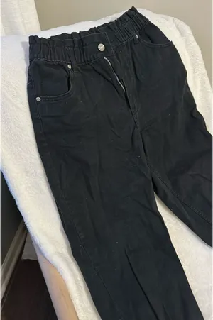 Divided H&M black pants thumbnail 4