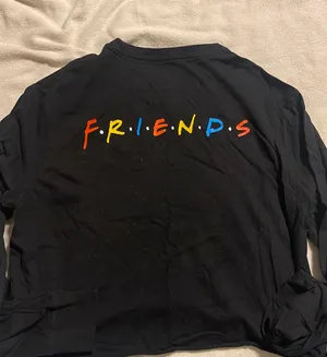 Long Sleeve Crop Top “FRIENDS” The Television Series Shirt Size Smal thumbnail 4