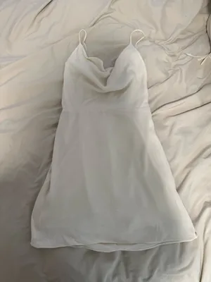 Aritzia Sundeh White Mini Dress thumbnail 3