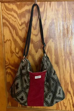 Lexi Winn Tapestry n Velvet Hobo Bag thumbnail 6
