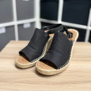 Toms Espadrille Slingback Monica Wedge Canvas Sandal thumbnail 2