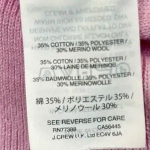 J. Crew Women’s Pink Ruffle Mock Turtleneck Sweater XS thumbnail 8