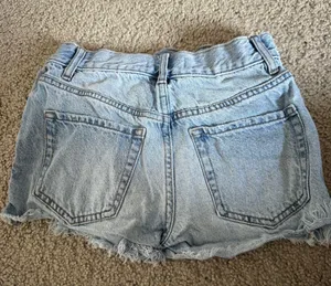 PacSun Light Wash Denim Shorts thumbnail 4