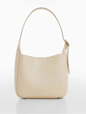 Mango MNG ivory Cream Shoulder Bag thumbnail 3