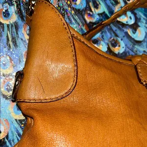 Michael Kors Tan Leather Handbag thumbnail 3