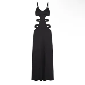 NWT‎ SKIMS Sand Washed Silk Strappy Cut Out Slip Dress Back Sz Large thumbnail 5