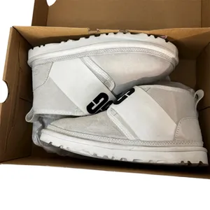 UGG White Neumel II Graphic Lined Ankle Boots With Box size 6 thumbnail 6