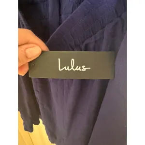 Lulus Milos Navy Blue Convertible Halter Romper M NWT thumbnail 6