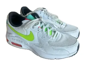 Nike White Air Max Excee CW5606-100 Lace Up Shoes Women’s sz. 7 Orange Blue Gr. thumbnail 1