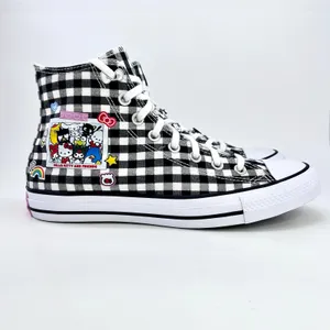 Converse x Hello Kitty Friends Chuck Taylor Star M8 W10 Picnic High Top A17697C thumbnail 3