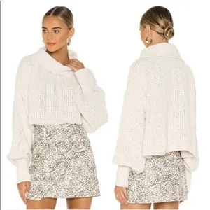 free People be yours cowl neck turtleneck sweater thumbnail 4