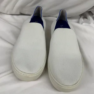 Rothy's $99 Women's The Original‎ Slip On Sneaker in Bright White Sz 9.5 thumbnail 7