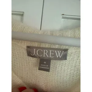 J.crew high ribbed wool blend ivory sweater size M thumbnail 4