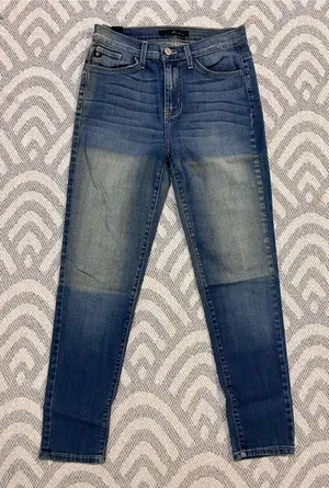 KANCAN High Rise Non-Distressed Skinny Fit Blue Denim Jeans 27 thumbnail 1