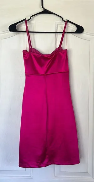 PaperMoon Pink Homecoming Dress thumbnail 2