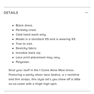 Hello Molly I come alive maxi dress size 2 thumbnail 5