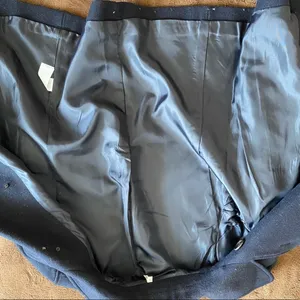 NWOT Muji Peacoat Blue thumbnail 10