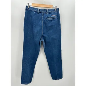Wrangler Vintage Jeans Womens 16 Blue No Fault Denim Straight Leg Horse‎ Pocket thumbnail 2