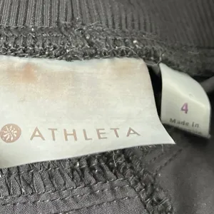 Athleta Women's Black High Rise Drawstring Athletic Jogger Sweat Pants Size 4 thumbnail 4
