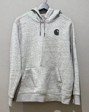 Carhartt Relaxed Fit Mid-Weight Asphalt Heather Gray Woman’s 1X Hoodie Casual thumbnail 1