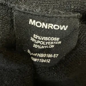 Monrow Women's Black High Waisted Pull On Pocket Tapered Jogger Pants Size S thumbnail 5