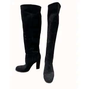 Sam Edelman women’s black leather OTK boots size 7.5m SKU 6277 thumbnail 3