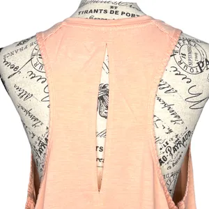 Old Navy (XL) Active Go-Dry Peach Braid Detail Raw Hem Slit Back Tank thumbnail 9