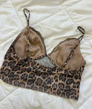 Princess Polly Leopard Print Bralette thumbnail 2