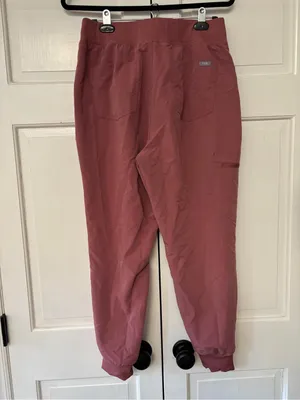 Figs Zamora Joggers Mauve Dusty Rose Jogger Scrub Pants Size Large Petite Scrubs thumbnail 6