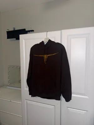 Brooks & Dunn men’s brown oversized hoodie thumbnail 3