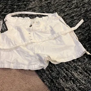 NWT revolve mp|c medium white shorts‎ thumbnail 3