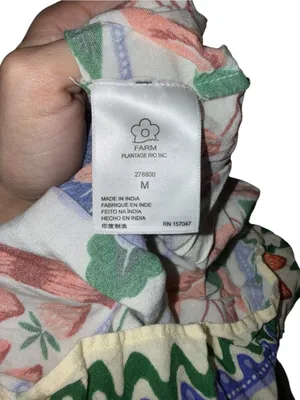 FARM Rio for Anthropologie V-Neck Kaftan Maxi Cut-Out Dress thumbnail 7