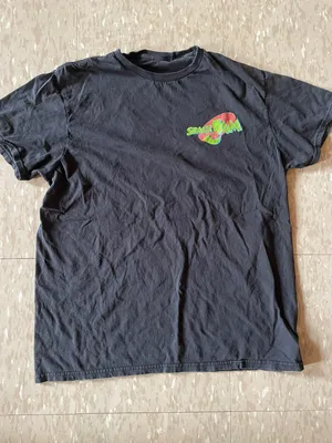 Looney Tunes original space jam double sided black large t shirt good condition thumbnail 2