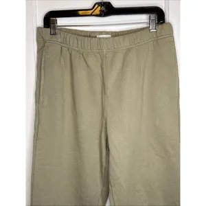 Mate the Label Organic Fleece Relaxed Pocket Sweatpant Flax Medium $128 NWOT thumbnail 2