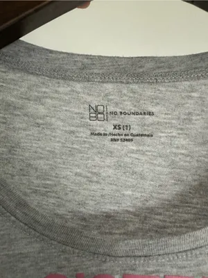No Boundaries Sister Squad Gray Crewneck Cotton Tee XS thumbnail 7