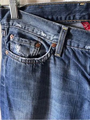 Lucky Brand Vintage Low Rise Cotton Flare Sweet Dream Jeans Sz 6/28 Sweet Dream thumbnail 4